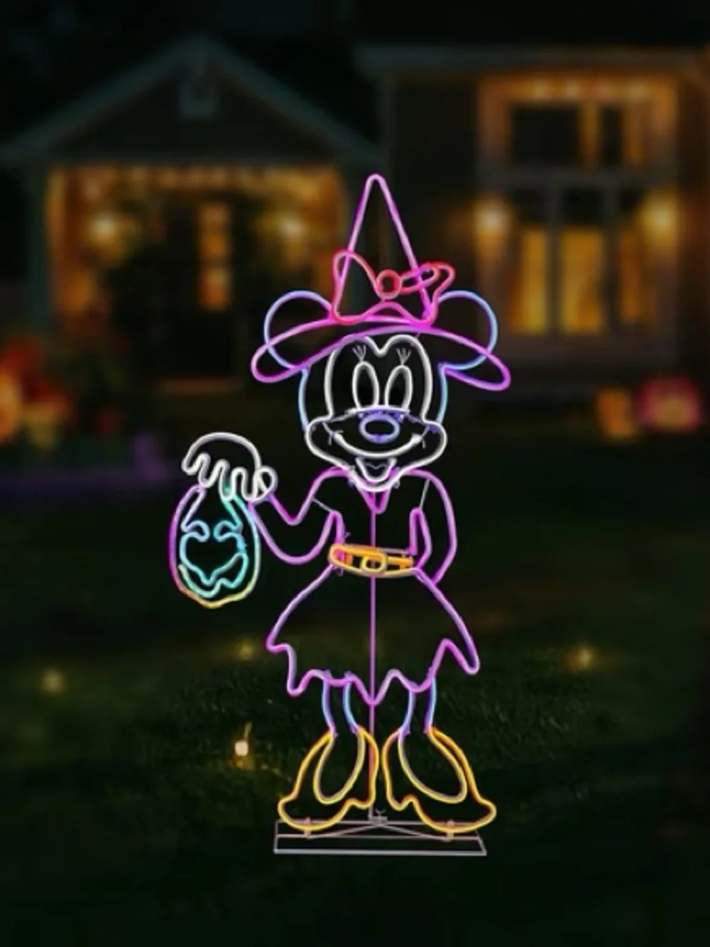 Disney 4' Neon Minnie Mouse